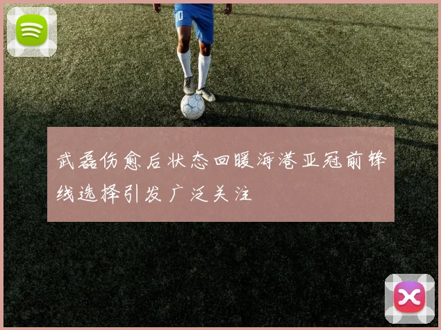 武磊伤愈后状态回暖海港亚冠前锋线选择引发广泛关注